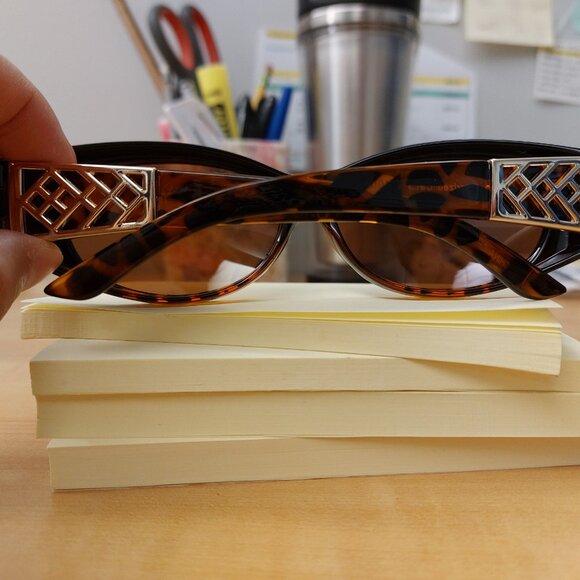 Foster Grant Dioptics Solar Shield Oval POLARIZED Sunglasses SS FO-012 SR 1023 - Picture 7 of 9